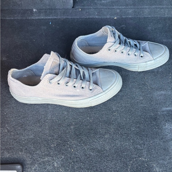 Converse Shoes - Converse Charcoal Lace-Up Sneakers